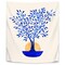 Indigo Ficus Sunrise by Modern Tropical  Wall Tapestry - Americanflat